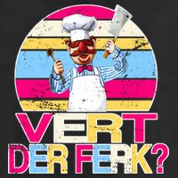 Distressed Vert Der Ferk Retro Chef Cool Comfort Performance Bucket Hat