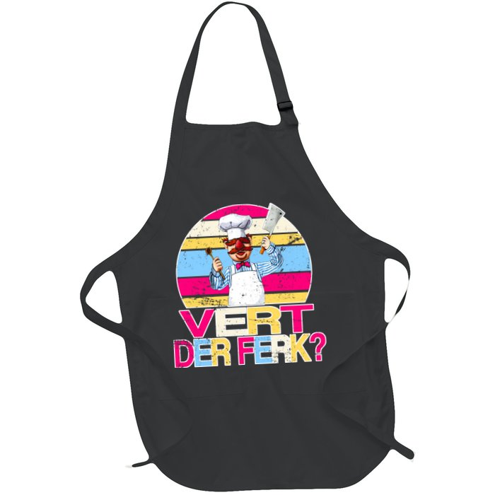 Distressed Vert Der Ferk Retro Chef Apron