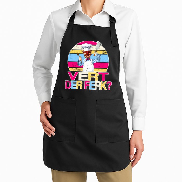 Distressed Vert Der Ferk Retro Chef Apron