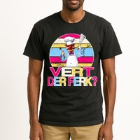 Distressed Vert Der Ferk Retro Chef Tall T-Shirt