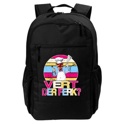 Distressed Vert Der Ferk Retro Chef Backpack