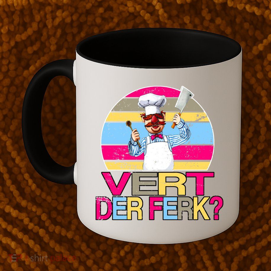Distressed Vert Der Ferk Retro Chef Mug