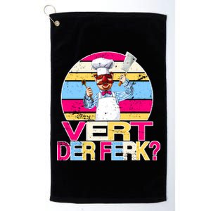 Distressed Vert Der Ferk Retro Chef Platinum Collection Golf Towel