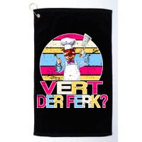 Distressed Vert Der Ferk Retro Chef Golf Towel