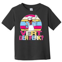 Distressed Vert Der Ferk Retro Chef Toddler T-Shirt