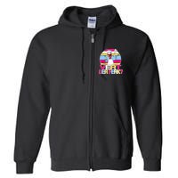 Distressed Vert Der Ferk Retro Chef Full Zip Hoodie