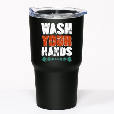 Distressed Wash Your Hands Funny Tumbler