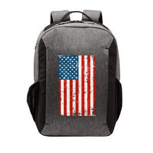 Distressed Worn USA American Flag Vector Backpack