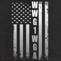 Distressed WWG1WGA US American Flag Cool Comfort Performance Bucket Hat