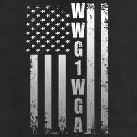 Distressed WWG1WGA US American Flag Adult Drive Performance Visor