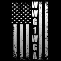 Distressed WWG1WGA US American Flag Flatbill Hat