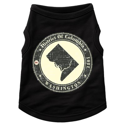 District of Columbia Washington Retro Doggie Tank