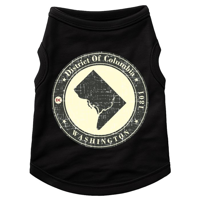 District of Columbia Washington Retro Doggie Tank