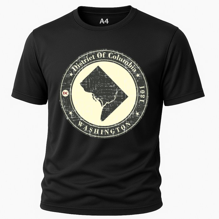 District of Columbia Washington Retro Cooling Performance Crew T-Shirt
