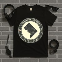 District of Columbia Washington Retro T-Shirt