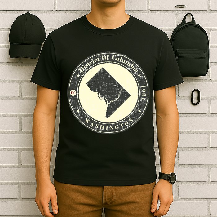 District of Columbia Washington Retro T-Shirt