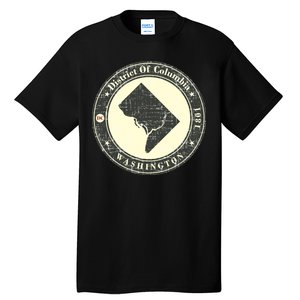 District of Columbia Washington Retro Tall T-Shirt