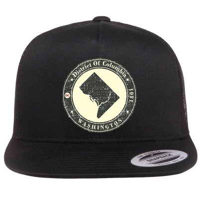 District of Columbia Washington Retro Flatbill Hat