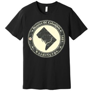 District of Columbia Washington Retro Premium T-Shirt