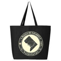 District of Columbia Washington Retro 25L Jumbo Tote