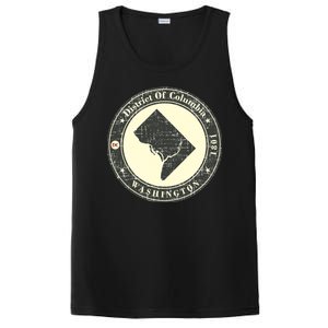 District of Columbia Washington Retro PosiCharge Competitor Tank