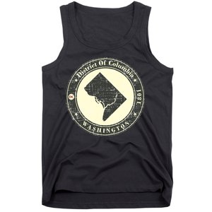 District of Columbia Washington Retro Tank Top