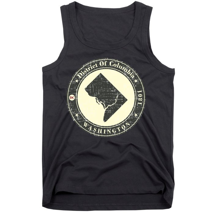 District of Columbia Washington Retro Tank Top