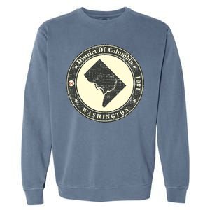 District of Columbia Washington Retro Garment-Dyed Sweatshirt