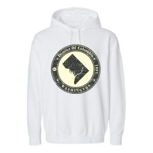 District of Columbia Washington Retro Garment-Dyed Fleece Hoodie