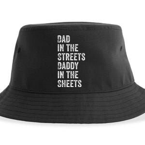 Dad In The Streets Daddy In The Sheets Presents For Dad Sustainable Bucket Hat