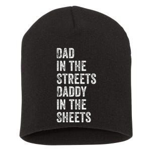 Dad In The Streets Daddy In The Sheets Presents For Dad Short Acrylic Beanie