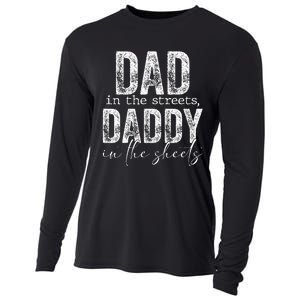 Dad In The Streets Daddy In The Sheets Presents For Dad Cooling Performance Long Sleeve Crew