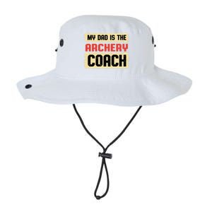 Dad Is The Archery Coach Fathers Day Archer Parents Cute Gift Legacy Cool Fit Booney Bucket Hat