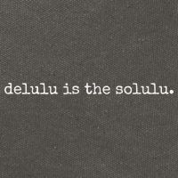 Delulu Is The Solulu Manifestation Cotton Canvas Backpack
