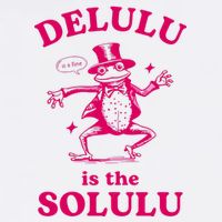 Delulu Is The Solulu Funny Delusional Adult Drive Performance Visor