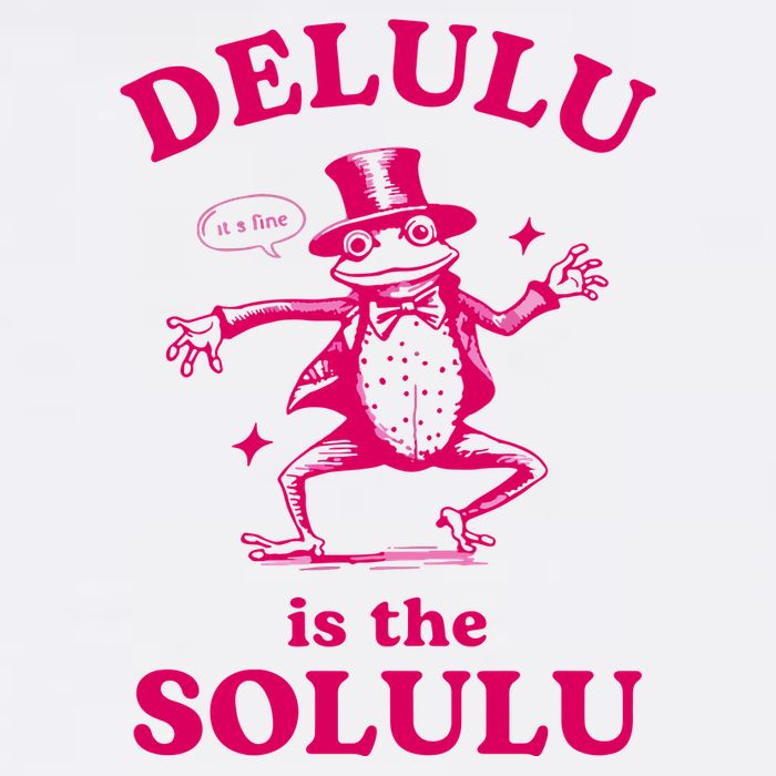 Delulu Is The Solulu Funny Delusional Adult Drive Performance Visor