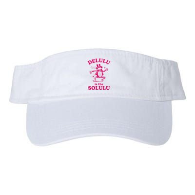 Delulu Is The Solulu Funny Delusional Visor