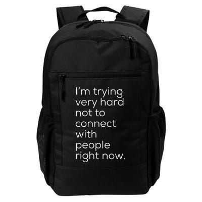 David Is Trying Very Hard Not To Connect With People Now Daily Commute Backpack
