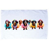 Dachshunds In TutuS Microfiber Hand Towel