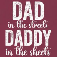 Dad In The Streets Daddy In The Sheets Presents Dad Daddy 16oz Travel Tumbler