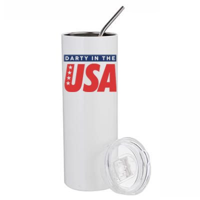 Darty In The Usa Independence Day American Stainless Steel Tumbler