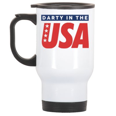 Darty In The Usa Independence Day American Stainless Steel Travel Mug