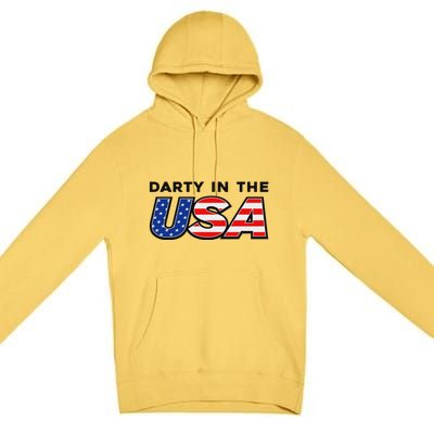 Darty In The Usa 4th Of July Fun Premium Pullover Hoodie