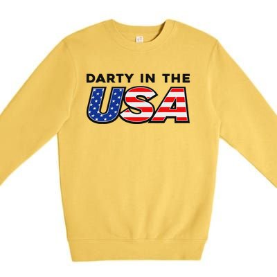 Darty In The Usa 4th Of July Fun Premium Crewneck Sweatshirt