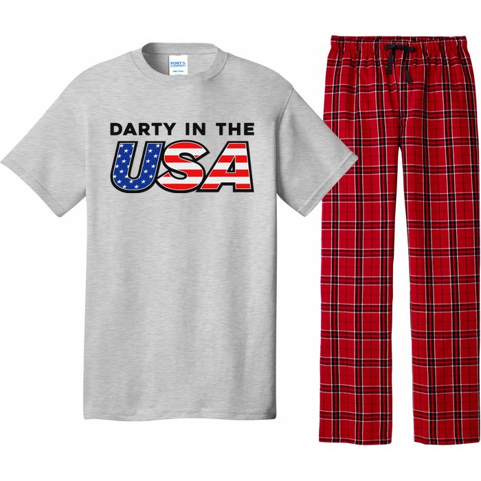 Darty In The Usa 4th Of July Fun Pajama Set