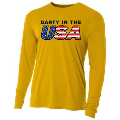 Darty In The Usa 4th Of July Fun Cooling Performance Long Sleeve Crew