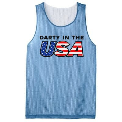 Darty In The Usa 4th Of July Fun Mesh Reversible Basketball Jersey Tank