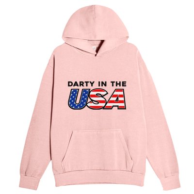 Darty In The Usa 4th Of July Fun Urban Pullover Hoodie