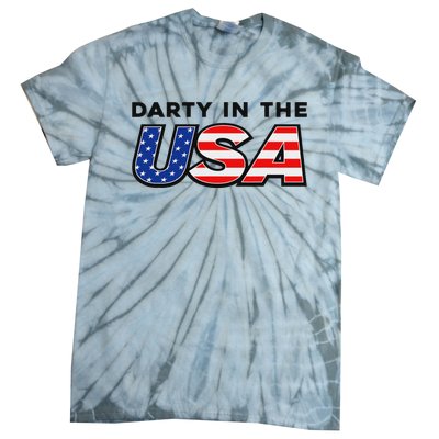 Darty In The Usa 4th Of July Fun Tie-Dye T-Shirt