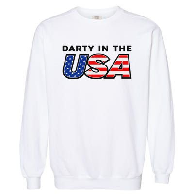 Darty In The Usa 4th Of July Fun Garment-Dyed Sweatshirt